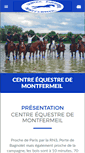 Mobile Screenshot of centre-equestre-montfermeil.com